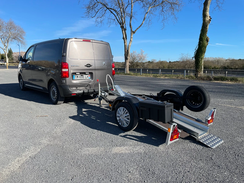 Motorradanhänger 2,50 m / 600 kg TYP-TOP