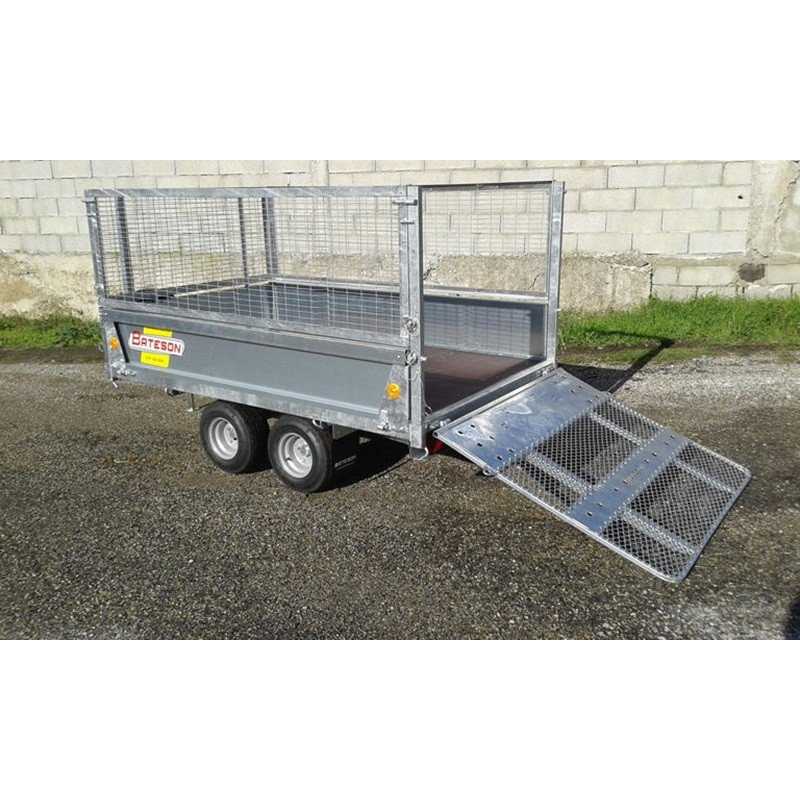 Bateson 2-Achs-Kippanhänger, 750 kg zulässiges Gesamtgewicht
