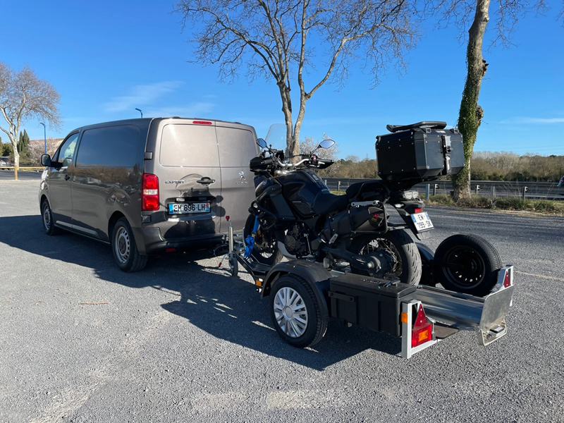 Motorradanhänger 2,50 m / 600 kg TYP-TOP
