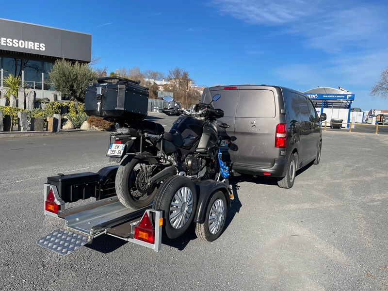 Motorradanhänger 2,50 m / 600 kg TYP-TOP